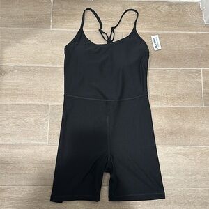 Old Navy Active Cloud Plus Black Bodysuit (NWT)